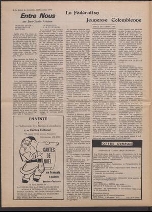 Le Soleil de Colombie, December 12, 1975, page 4