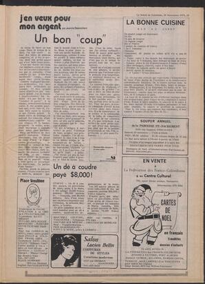 Le Soleil de Colombie, November 28, 1975, page 13