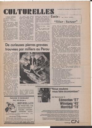 Le Soleil de Colombie, November 28, 1975, page 9