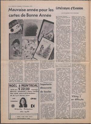 Le Soleil de Colombie, November 28, 1975, page 6