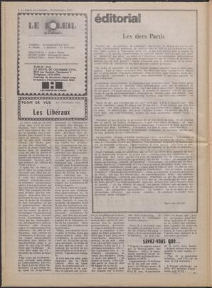 Le Soleil de Colombie, November 28, 1975, page 2