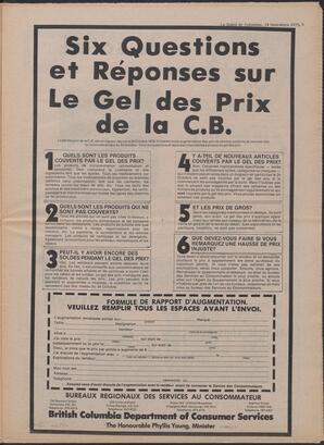 Le Soleil de Colombie, November 14, 1975, page 5