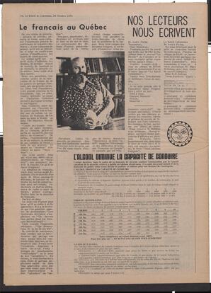 Le Soleil de Colombie, October 24, 1975, page 16