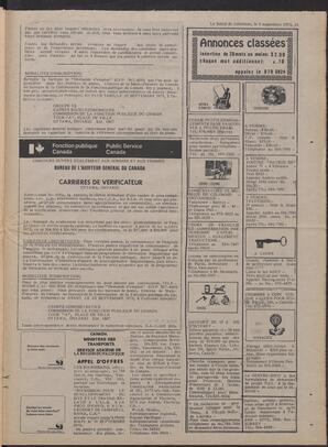 Le Soleil de Colombie, September 5, 1975, page 14