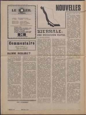 Le Soleil de Colombie, August 29, 1975, page 2