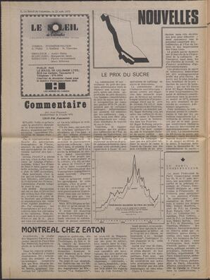 Le Soleil de Colombie, August 22, 1975, page 2