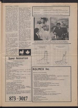 Le Soleil de Colombie, August 15, 1975, page 11