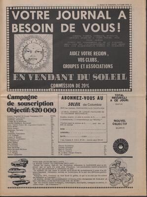 Le Soleil de Colombie, August 8, 1975, page 5