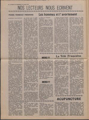 Le Soleil de Colombie, August 8, 1975, page 4