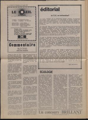 Le Soleil de Colombie, August 8, 1975, page 2