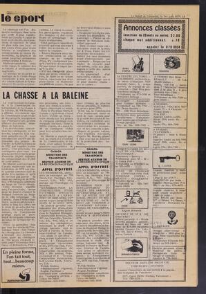Le Soleil de Colombie, August 1, 1975, page 15