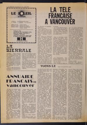 Le Soleil de Colombie, August 1, 1975, page 2