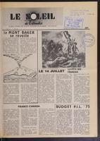 Le Soleil de Colombie, July 18, 1975