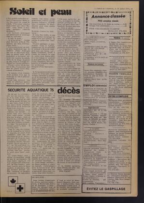 Le Soleil de Colombie, July 18, 1975, page 15