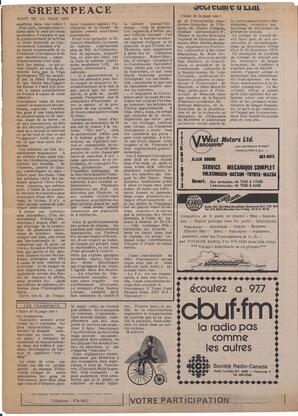 Le Soleil de Colombie, July 11, 1975, page 4