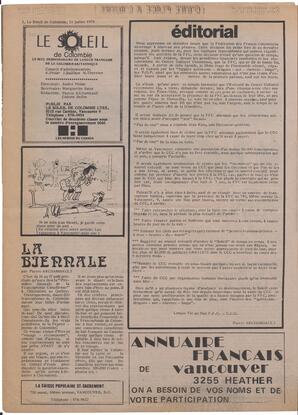 Le Soleil de Colombie, July 11, 1975, page 2