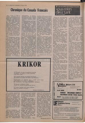 Le Soleil de Colombie, June 13, 1975, page 12