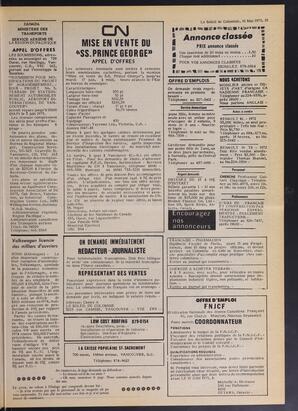 Le Soleil de Colombie, May 16, 1975, page 15