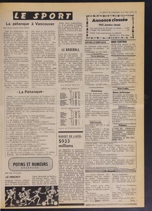 Le Soleil de Colombie, May 2, 1975, page 15