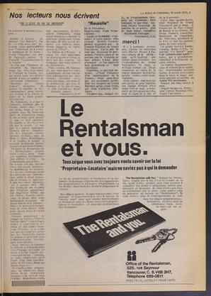 Le Soleil de Colombie, April 18, 1975, page 5