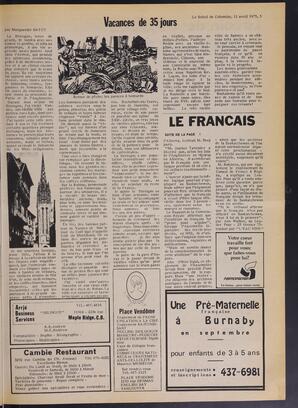 Le Soleil de Colombie, April 11, 1975, page 5