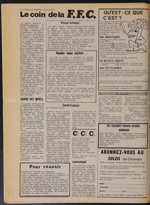 Le Soleil de Colombie, April 11, 1975, page 4