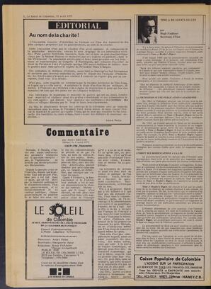 Le Soleil de Colombie, April 11, 1975, page 2