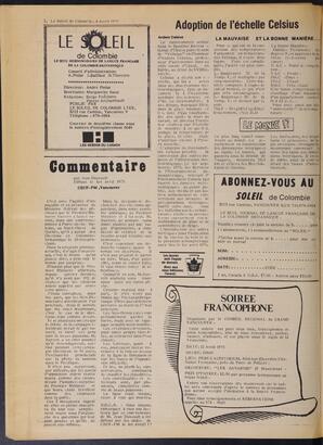 Le Soleil de Colombie, April 4, 1975, page 2
