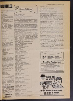 Le Soleil de Colombie, March 28, 1975, page 11