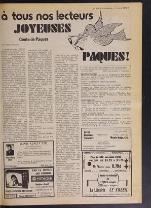 Le Soleil de Colombie, March 28, 1975, page 3