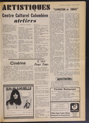Le Soleil de Colombie, March 7, 1975, page 9