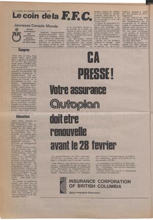 Le Soleil de Colombie, February 21, 1975, page 4
