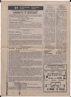 Le Soleil de Colombie, January 10, 1975, page 16