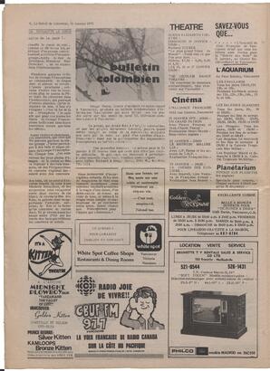 Le Soleil de Colombie, January 10, 1975, page 8