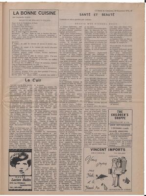Le Soleil de Colombie, December 13, 1974, page 13