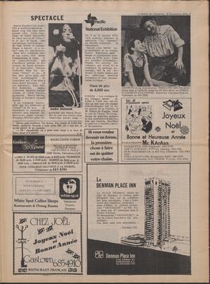 Le Soleil de Colombie, December 13, 1974, page 9