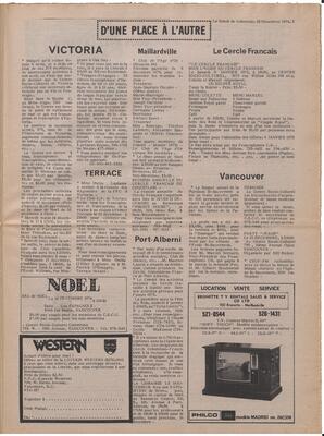 Le Soleil de Colombie, December 13, 1974, page 3