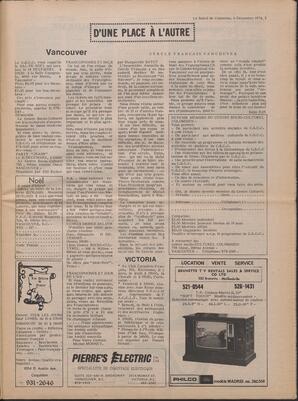 Le Soleil de Colombie, December 6, 1974, page 3