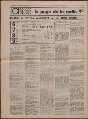 Le Soleil de Colombie, November 29, 1974, page 12