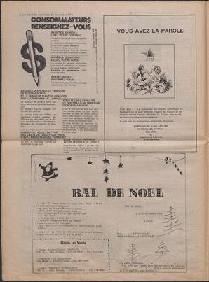 Le Soleil de Colombie, November 29, 1974, page 8