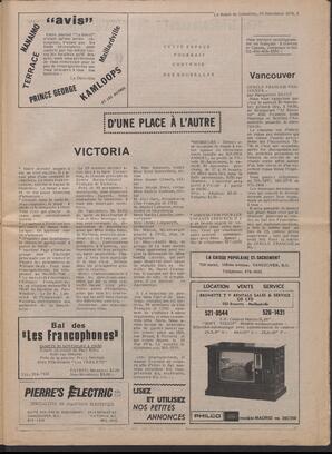 Le Soleil de Colombie, November 29, 1974, page 3