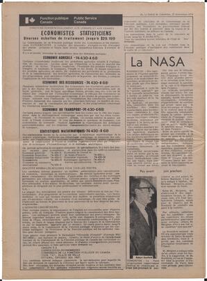 Le Soleil de Colombie, November 15, 1974, page 16