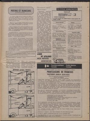 Le Soleil de Colombie, November 15, 1974, page 15