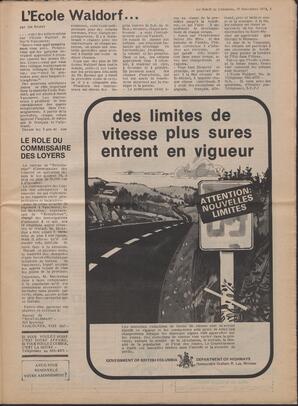 Le Soleil de Colombie, November 15, 1974, page 5
