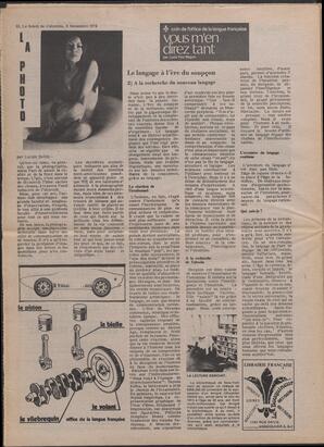 Le Soleil de Colombie, November 8, 1974, page 12