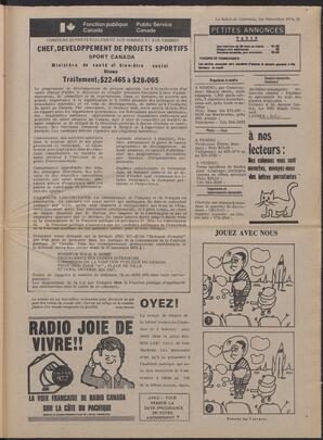 Le Soleil de Colombie, November 1, 1974, page 19