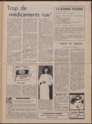 Le Soleil de Colombie, November 1, 1974, page 17