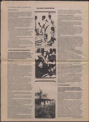 Le Soleil de Colombie, November 1, 1974, page 12