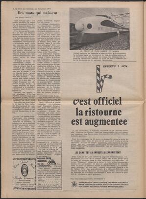 Le Soleil de Colombie, November 1, 1974, page 6