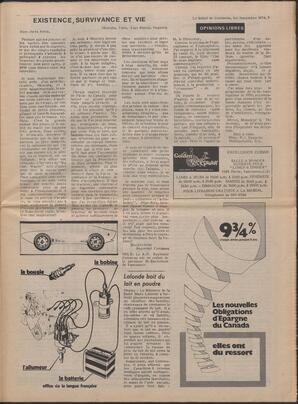 Le Soleil de Colombie, November 1, 1974, page 5